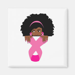 Íman Cancer de mama da América africana Consciência neg