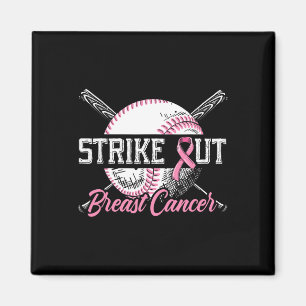 Íman Cancer De Mama De Cancer De Mama De Baseball Aw