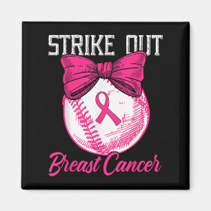 Íman Cancer De Mama De Cancer De Mama De Baseball Aw