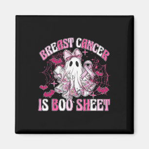Íman Cancer De Mama É Folha De Mão Ghost Halloween Rosa