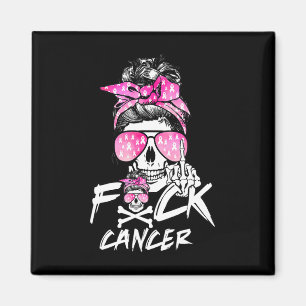 Íman Cancer de Mama Fck Mulheres Guerreiras Rosa Fita M
