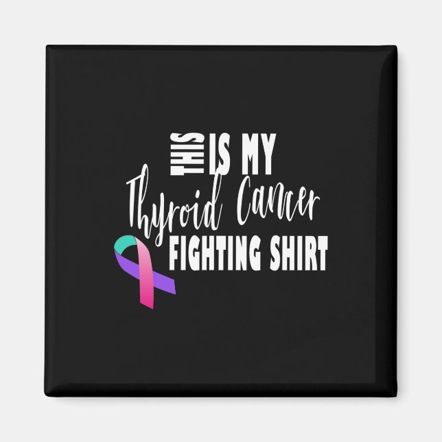 Íman Câncer de tiróide de combate ao cancer (Frente)