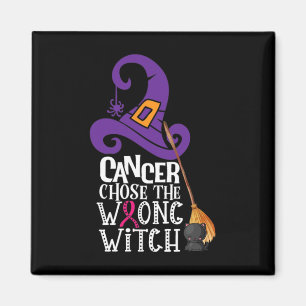 Íman Cancer Escolheu O Halloween Do Cancer Da Mama Da B