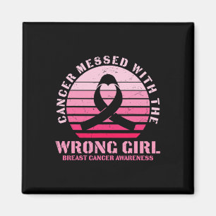 Íman Cancer Mensado Com O Cancer De Mama Da Garota Erra