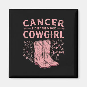 Íman Cancer Mês Do Cancer Da Mama Escolheu O Cowgir Err