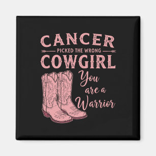 Íman Cancer Mês Do Cancer Da Mama Escolheu O Cowgir Err