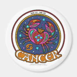 Íman CANCER NP Grande, Magneta redonda de 3 polegadas