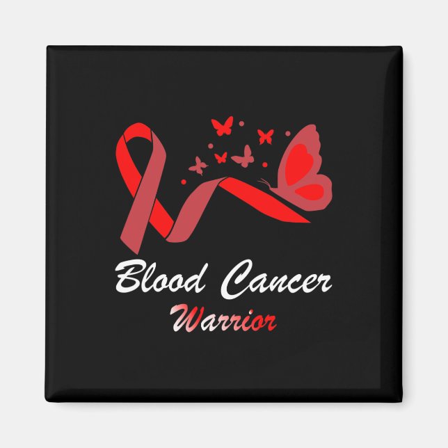 Íman Cancer Sanguíneo Sensibilização Borboleta Apoio à  (Frente)