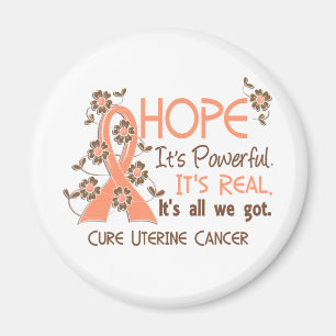 Íman Cancer uterina da fita da flor da esperança
