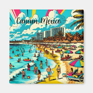 Íman Cancún, México com uma Pop Art Vibe