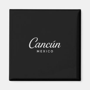 Íman Cancun México Viagem Retro Férias Por do Sol Pirâm
