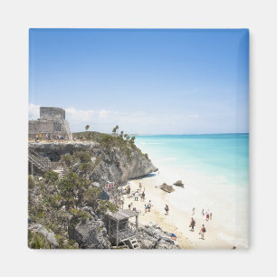 Íman Cancun, Quintana Roo, México - Ruínas em uma colin