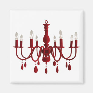 Íman Candelabro vermelho