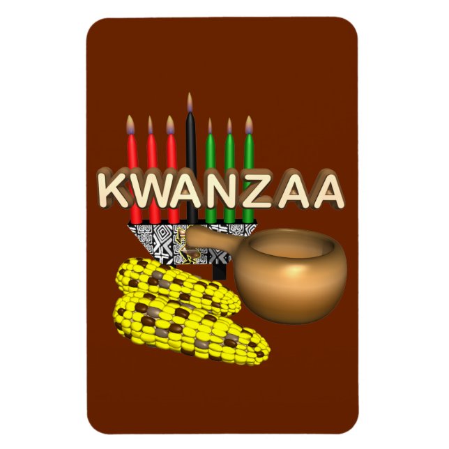 Íman Candles of Kwanzaa - (Vertical)