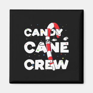 Íman Candy Cane Creme Diversão De Natal Dançando Ao Lon