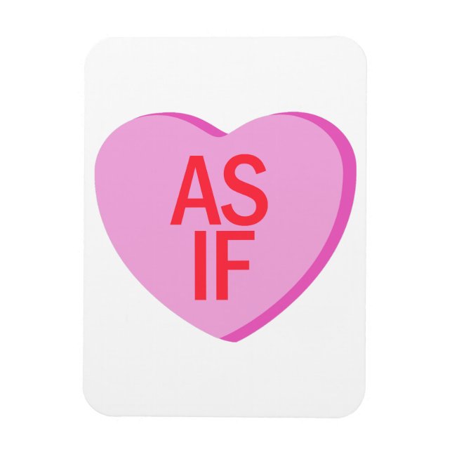Íman Candy Heart - AS IF (Vertical)