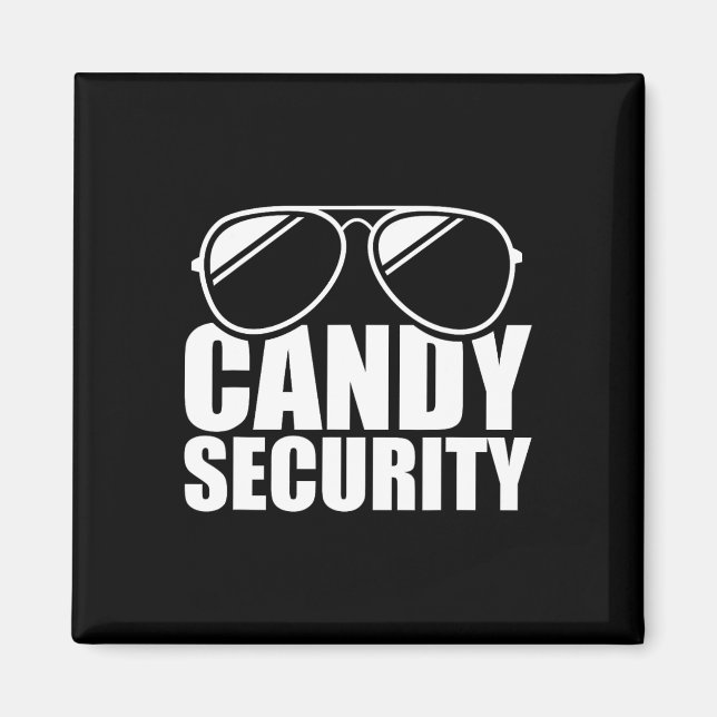 Íman Candy Security Engraçado Fácil Adulto de Figurino  (Frente)