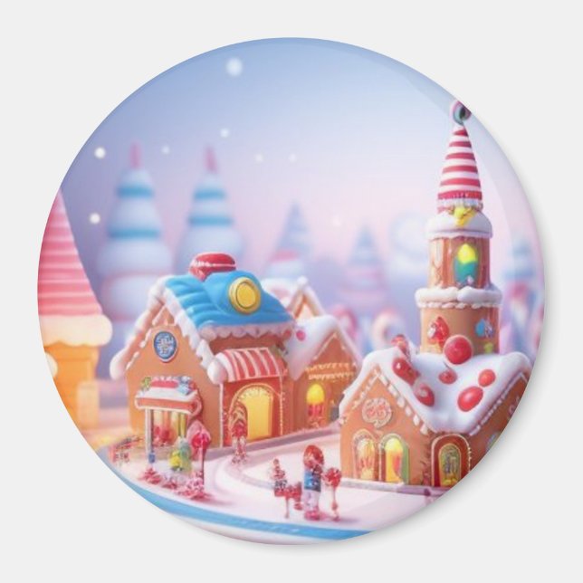 Íman Candyland/Fantasy Town/Magnet (Frente)