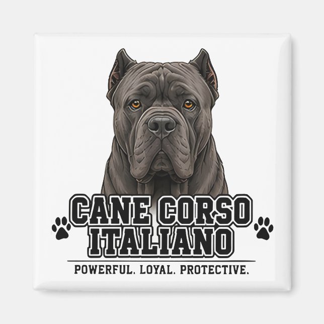 Íman 🐾 Cane Corso Italiano 🐾 (Frente)