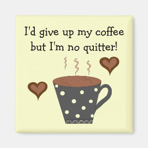 Íman Caneca de café das bolinhas com dizer do café