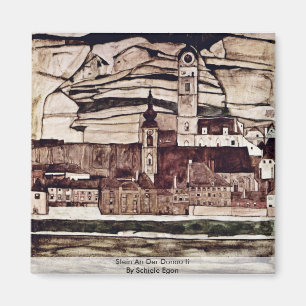 Íman Caneca de cerveja um Der Donau Ii por Schiele Egon