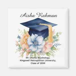 Íman Caneca de Formatura Blossom & Tassel