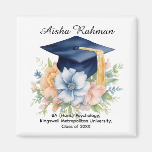 Íman Caneca de Formatura Blossom & Tassel
