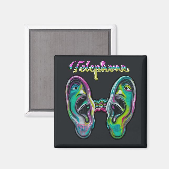 Íman Caneca do Telefone (Front/Back)