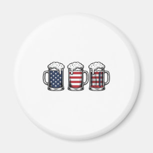 Íman Canecas de Cerveja Patrióticas Design de Camiseta 
