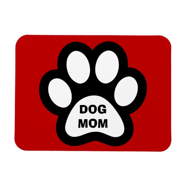 Íman Caneta Mãe Cachorro Imprimir Magneta Flexível (Horizontal)