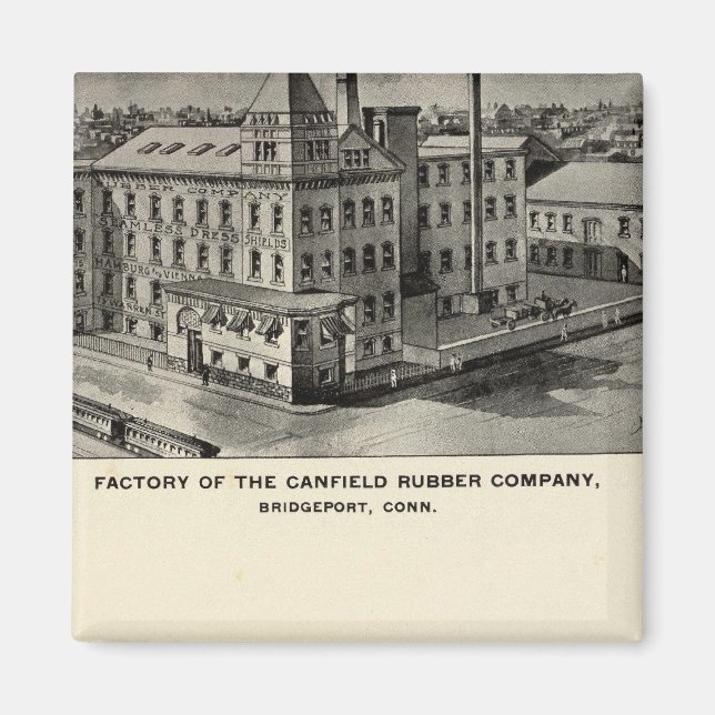 Íman Canfield Rubber Co (Frente)