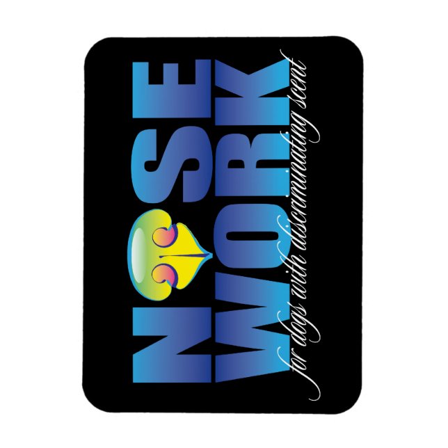 Íman Canine Nosework para cães com sabor discriminatóri (Vertical)