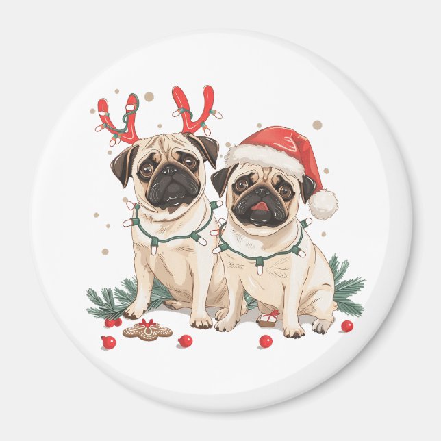 Íman Caninos de Natal (Frente)