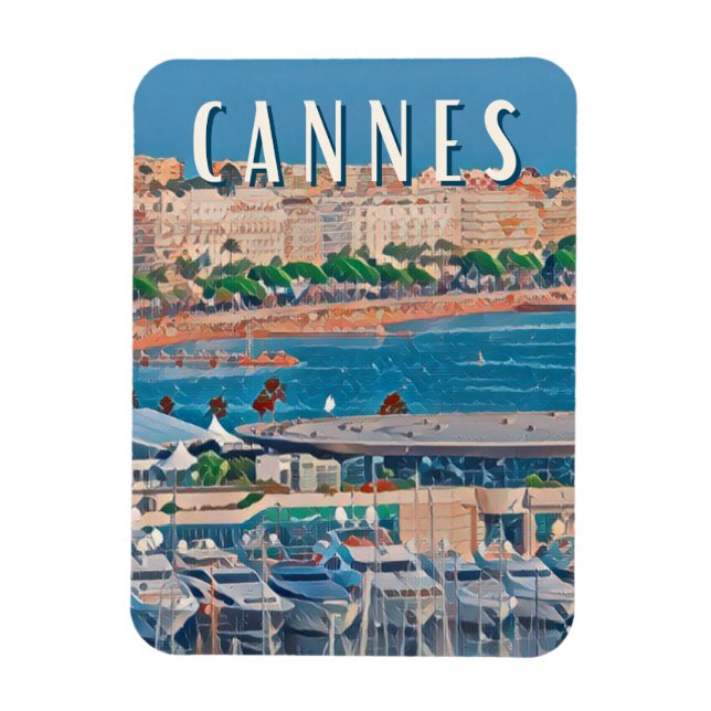 Íman Cannes Photo Vintage (Vertical)