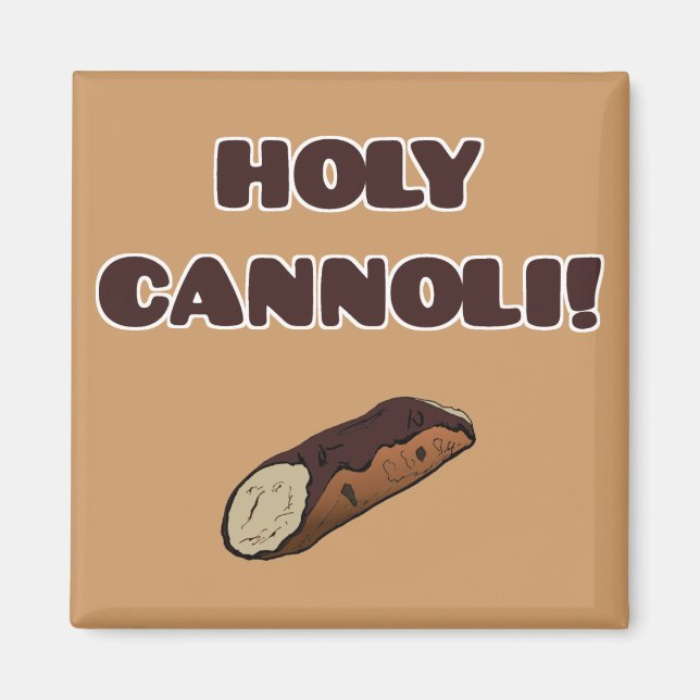 Íman Cannoli Sagrado Divertido Italiano (Frente)