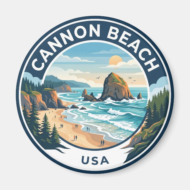 Íman Cannon Beach EUA (Frente)