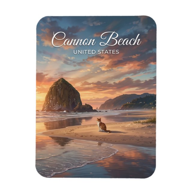 Íman Cannon Beach Oregon (Vertical)