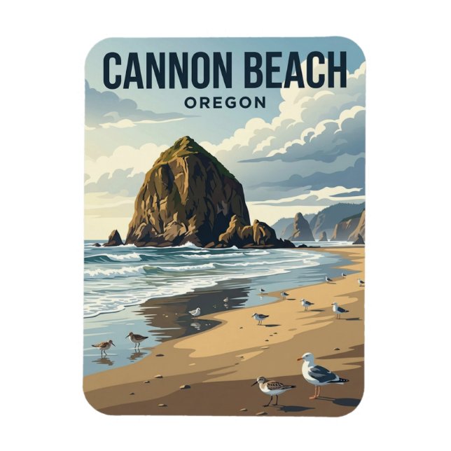 Íman Cannon Beach Oregon (Vertical)