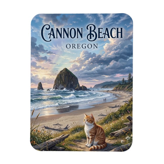 Íman Cannon Beach Oregon (Vertical)