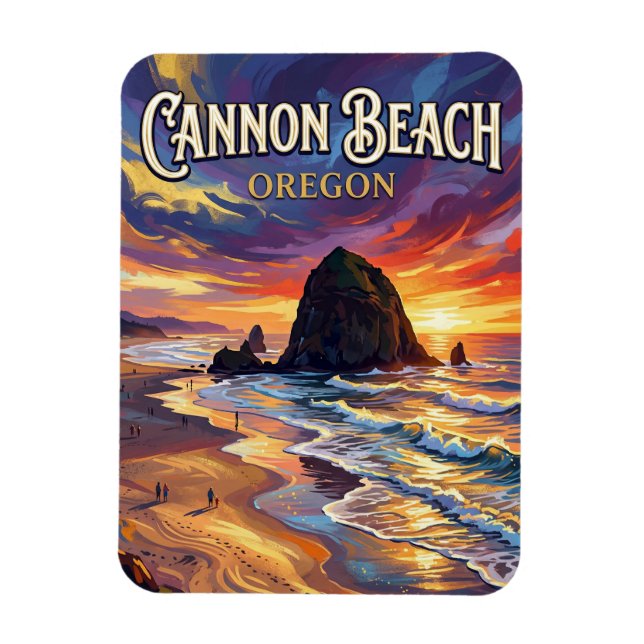 Íman Cannon Beach Oregon (Vertical)