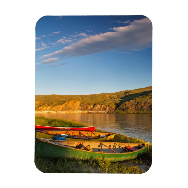 Íman Canoagem Ao Longo Das Falésias Brancas Do Missouri (Vertical)