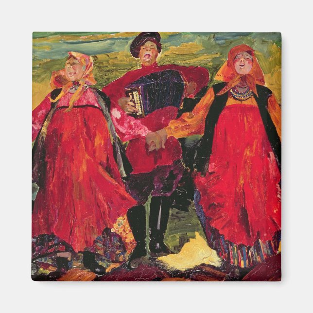 Íman Cantando camponeses russos (Frente)