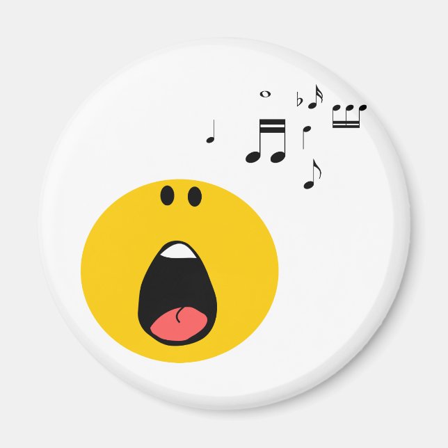 Íman cantando seu pequeno coração (Frente)