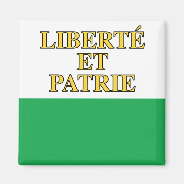 Íman Cantão de Vaud, Suiça (Frente)