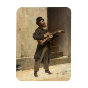 Íman Cantor ambulante com violão (por Induno)