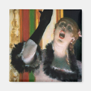 Íman Cantor com uma luva, Edgar Degas