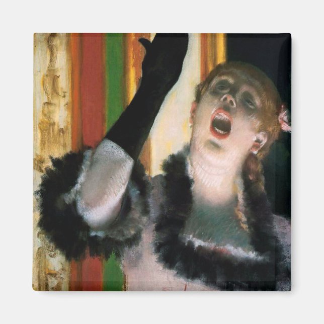 Íman Cantor com uma luva, Edgar Degas (Frente)