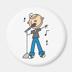 Íman Cantor da estrela no ímã do microfone