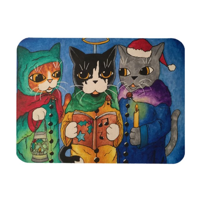 Íman Cantores de Natal Carol (Horizontal)