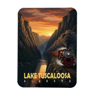 Íman Canyon do Pôr do Sol – Lago Tuscaloosa, Alabama